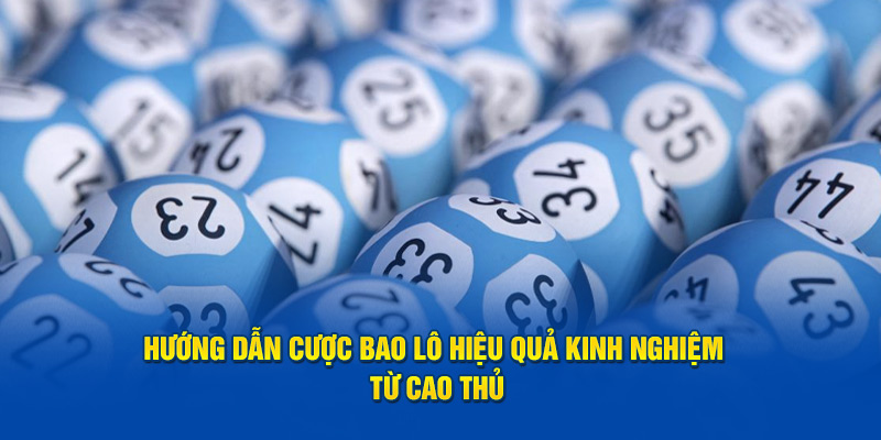 Cược Bao Lô Hiệu Quả Kinh Nghiệm Từ Cao Thủ